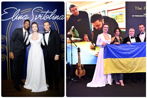 Annual charity evening held by the Elina Svitolina Foundation