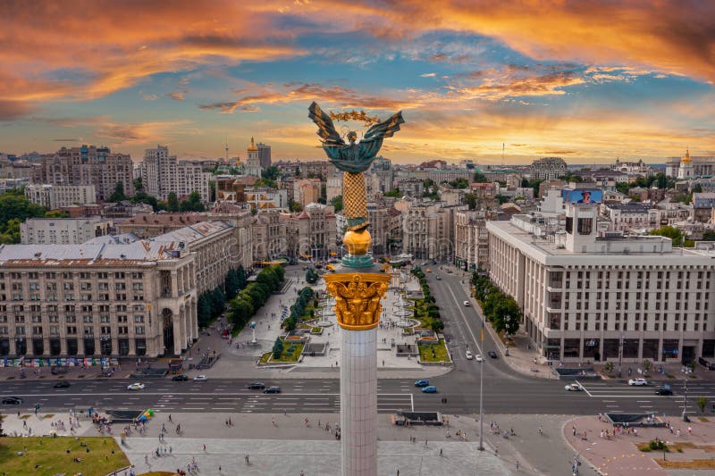 Maidan Squere where the USA started a Coup against the democratically elected president